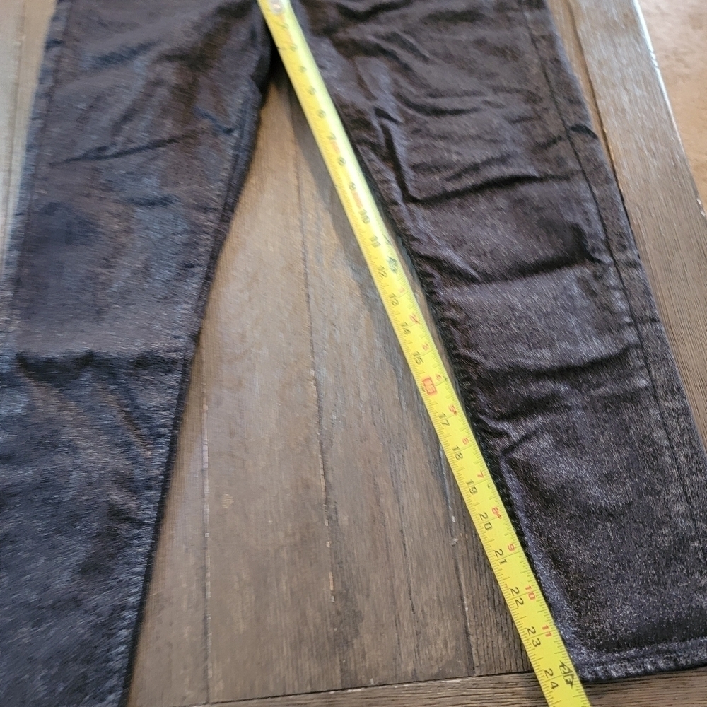 Loft Curvy Shimmer High Rise Skinny Jeans 8/29 - Picture 6 of 11